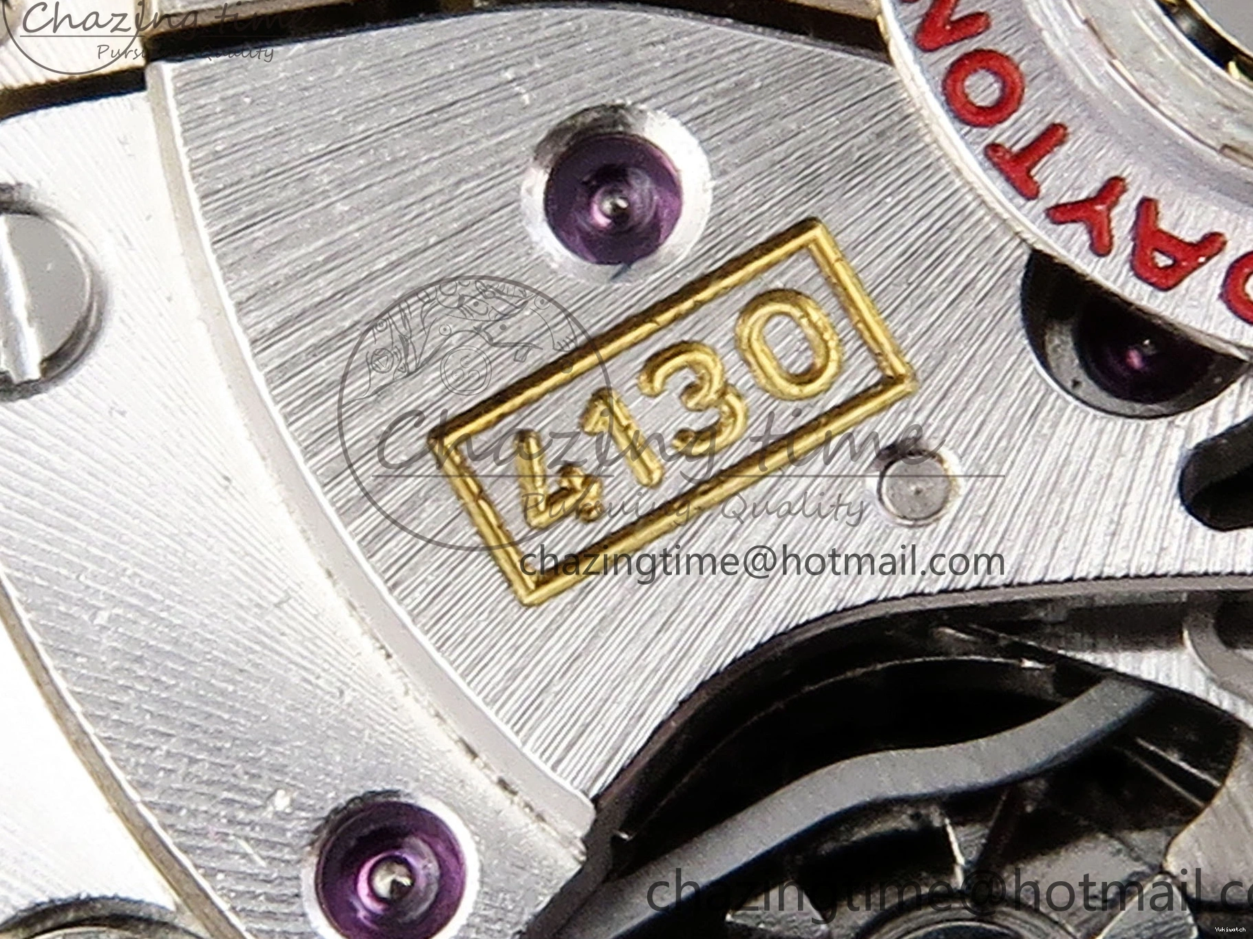 EDITION DAYTONA STRAP 116518 DIAL 1:1 YG BLACK RUBBER APSF ON SH4130 BEST OYSTERFLEX 0426